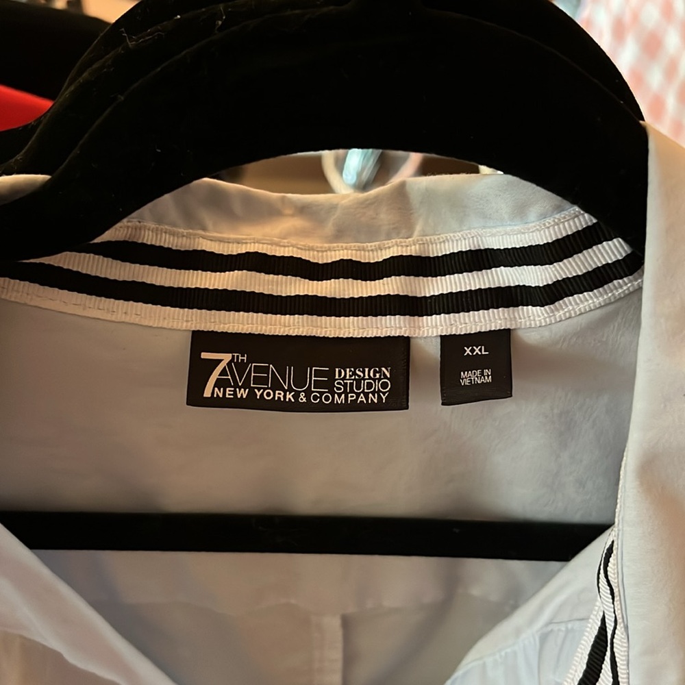 Blue Button Down Top - image 2